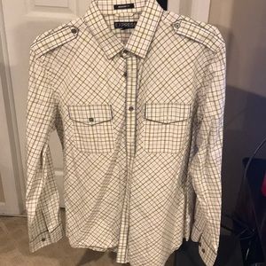 express modern fit button down